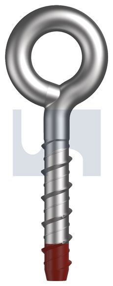 MASONRY ANCHOR SCREW EYE ZINC M12 X 75MM 